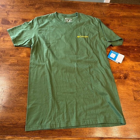 NWT Men’s Columbia t shirt green I’m not lost, I’m exploring size medium - Picture 1 of 8
